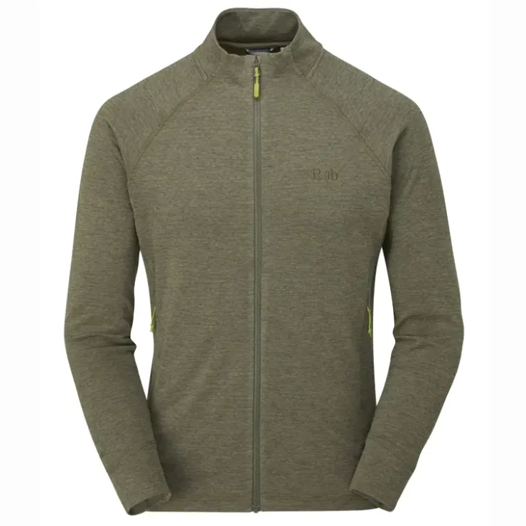 Fleece & Mid Layer-Rab Mens Nexus Jacket - Light Khaki