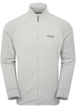 Fleece & Mid Layer-Rab Mens Nexus Jacket - Light Zinc
