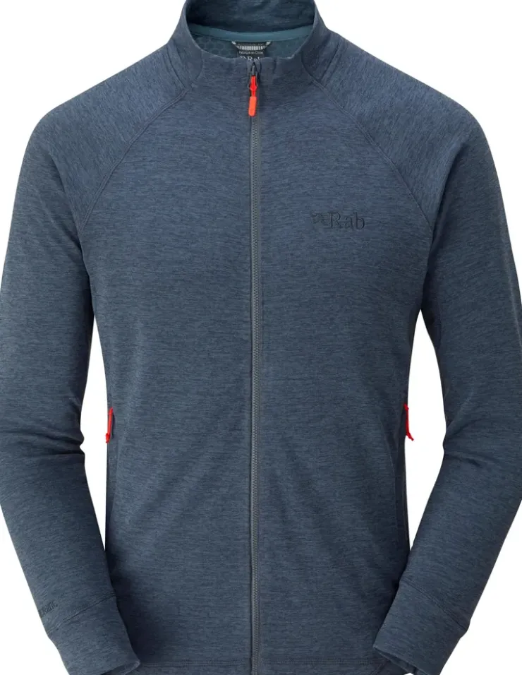 Fleece & Mid Layer-Rab Mens Nexus Jacket - Steel