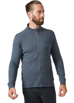 Fleece & Mid Layer-Rab Mens Nexus Jacket - Steel