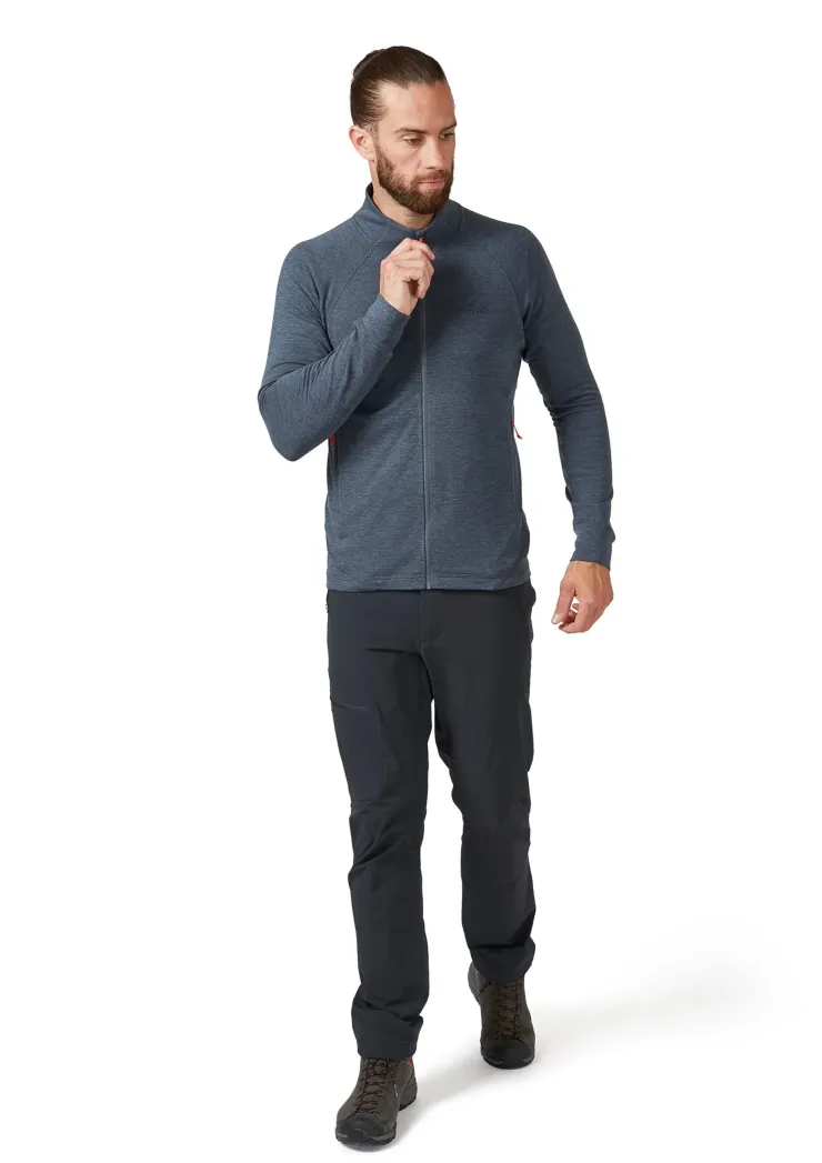 Fleece & Mid Layer-Rab Mens Nexus Jacket - Steel