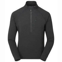 Fleece & Mid Layer-Rab Mens Nexus Pull-On - Black
