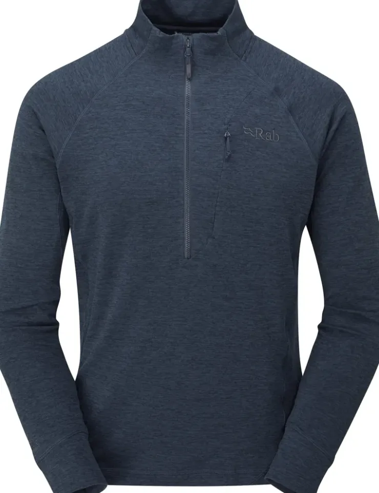 Fleece & Mid Layer-Rab Mens Nexus Pull-On - Deep Ink