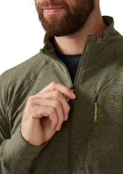 Fleece & Mid Layer-Rab Mens Nexus Pull-On - Light Khaki