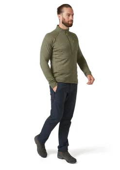 Fleece & Mid Layer-Rab Mens Nexus Pull-On - Light Khaki