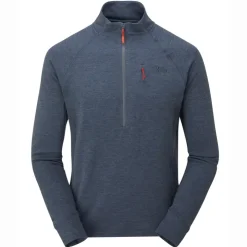 Fleece & Mid Layer-Rab Mens Nexus Pull-On - Steel