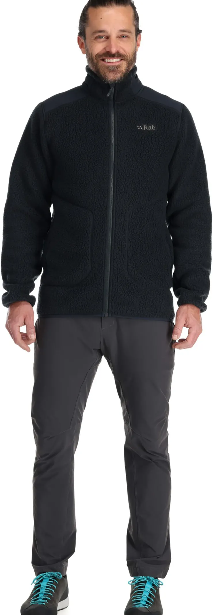 Fleece & Mid Layer-Rab Mens Outpost Jacket - Beluga