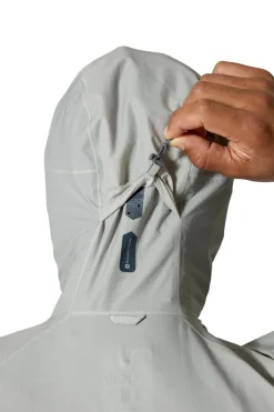Waterproof Jackets-Rab Mens Phantom Jacket - Light Zinc