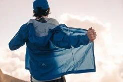 Waterproof Jackets-Rab Mens Phantom Jacket - Maya Blue