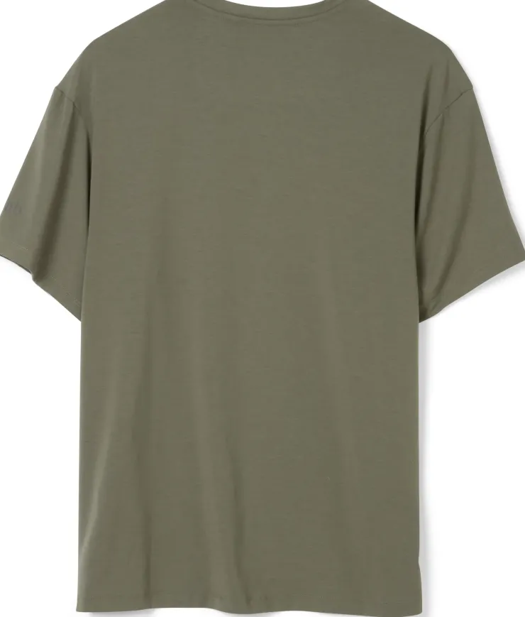 T-Shirts & Baselayers-Rab Mens Rivelin Pocket Tee - Light Khaki
