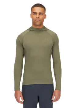 T-Shirts & Baselayers-Rab Mens Sonic Hoody - Light Khaki