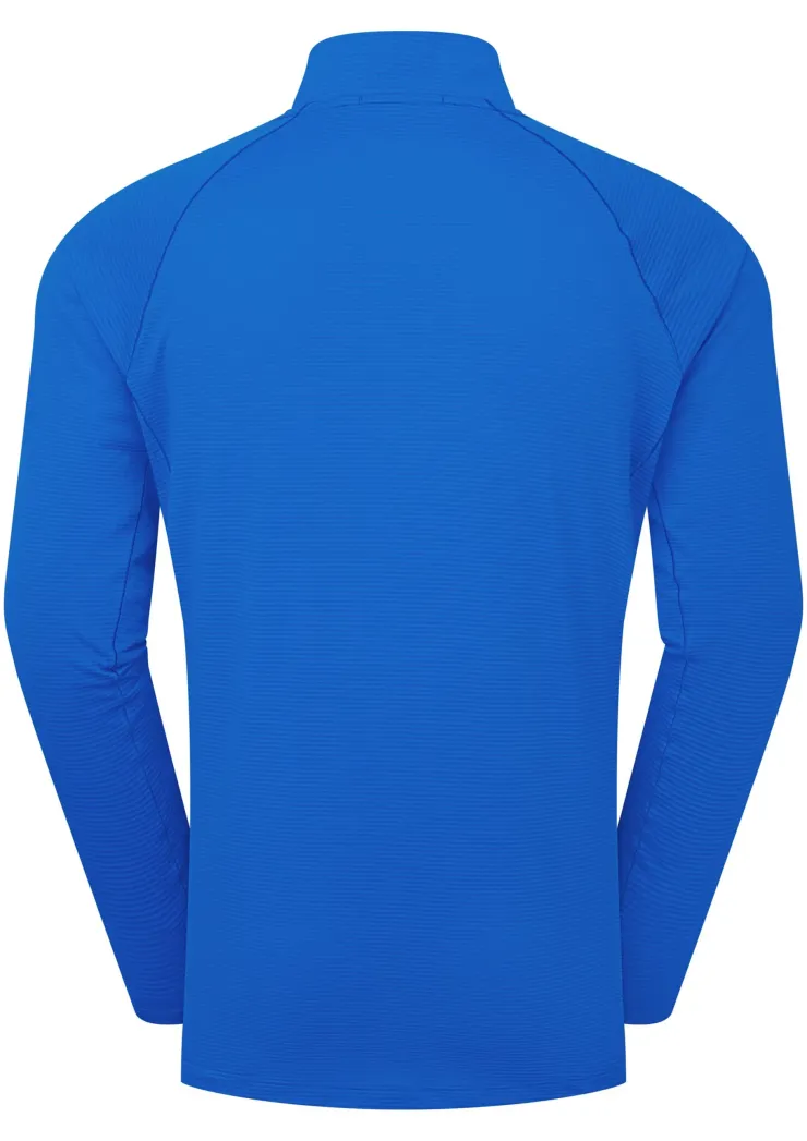 T-Shirts & Baselayers-Rab Mens Sonic LS Zip-T - Maya Blue