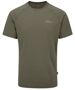 T-Shirts & Baselayers-Rab Mens Sonic Tee - Light Khaki