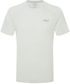 T-Shirts & Baselayers-Rab Mens Sonic Tee - Light Zinc