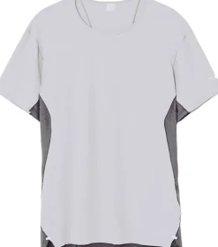 T-Shirts & Baselayers-Rab Mens Sonic Ultra Tee - Light Zinc-Graphene