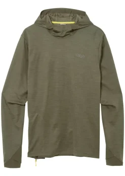 Fleece & Mid Layer-Rab Mens Staden Hoody - Army