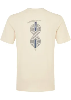 T-Shirts & Baselayers-Rab Mens Stance Axe Tee - Ecru