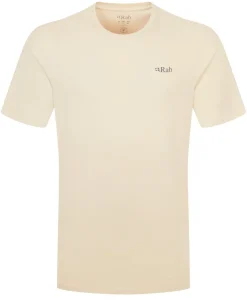 T-Shirts & Baselayers-Rab Mens Stance Axe Tee - Ecru