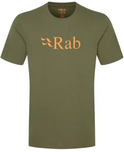 T-Shirts & Baselayers-Rab Mens Stance Logo Tee - Army