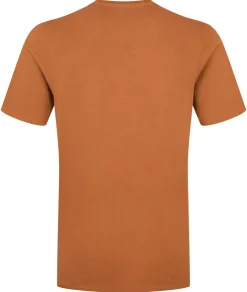 T-Shirts & Baselayers-Rab Mens Stance Logo Tee - Red Earth