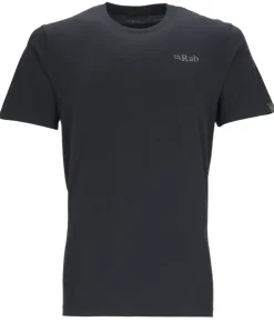 T-Shirts & Baselayers-Rab Mens Stance Mountain Peak Tee - Beluga