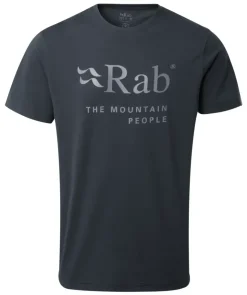 T-Shirts & Baselayers-Rab Mens Stance Mountain Tee - Beluga
