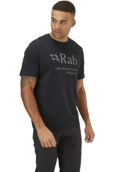 T-Shirts & Baselayers-Rab Mens Stance Mountain Tee - Beluga