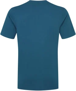 T-Shirts & Baselayers-Rab Mens Stance Tech Sketch Tee - Tempest Blue