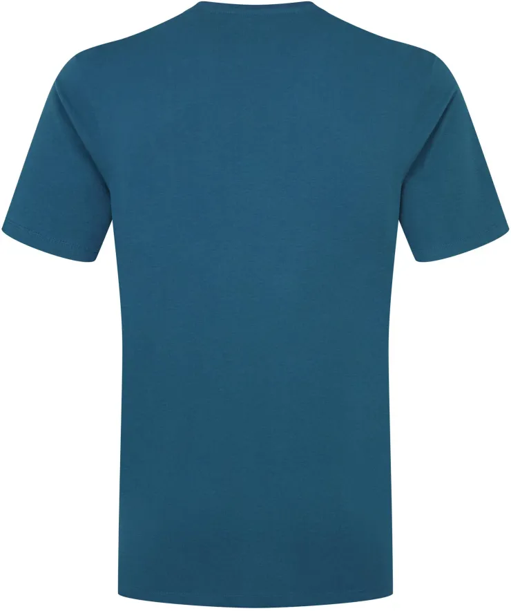 T-Shirts & Baselayers-Rab Mens Stance Tech Sketch Tee - Tempest Blue