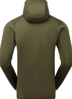 Fleece & Mid Layer-Rab Mens Superflux Hoody - Army