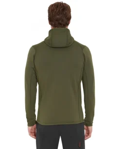 Fleece & Mid Layer-Rab Mens Superflux Hoody - Army