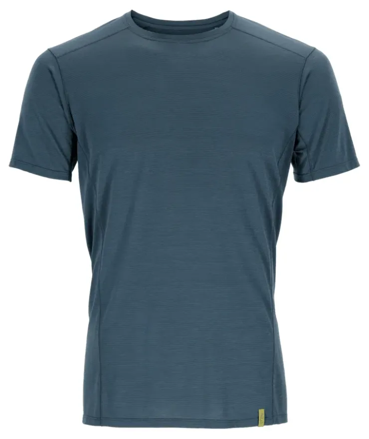 T-Shirts & Baselayers-Rab Mens Syncrino Base Tee - Orion Blue