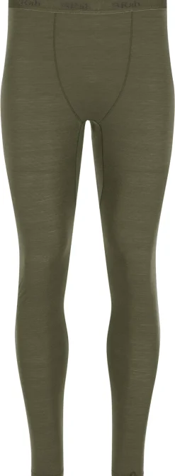 Trousers & Leg Wear-Rab Mens Syncrino Leggings - Olive-Olive