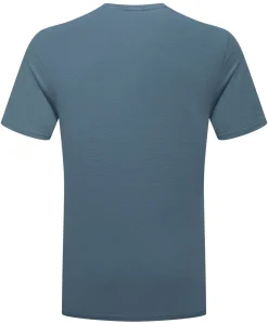 T-Shirts & Baselayers-Rab Mens Syncrino Ridge Tee - Orion Blue