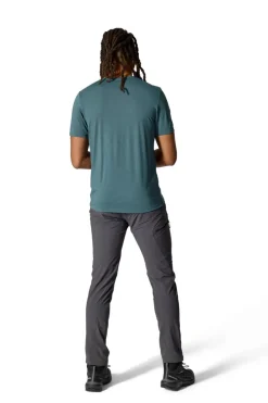 T-Shirts & Baselayers-Rab Mens Syncrino Ridge Tee - Orion Blue