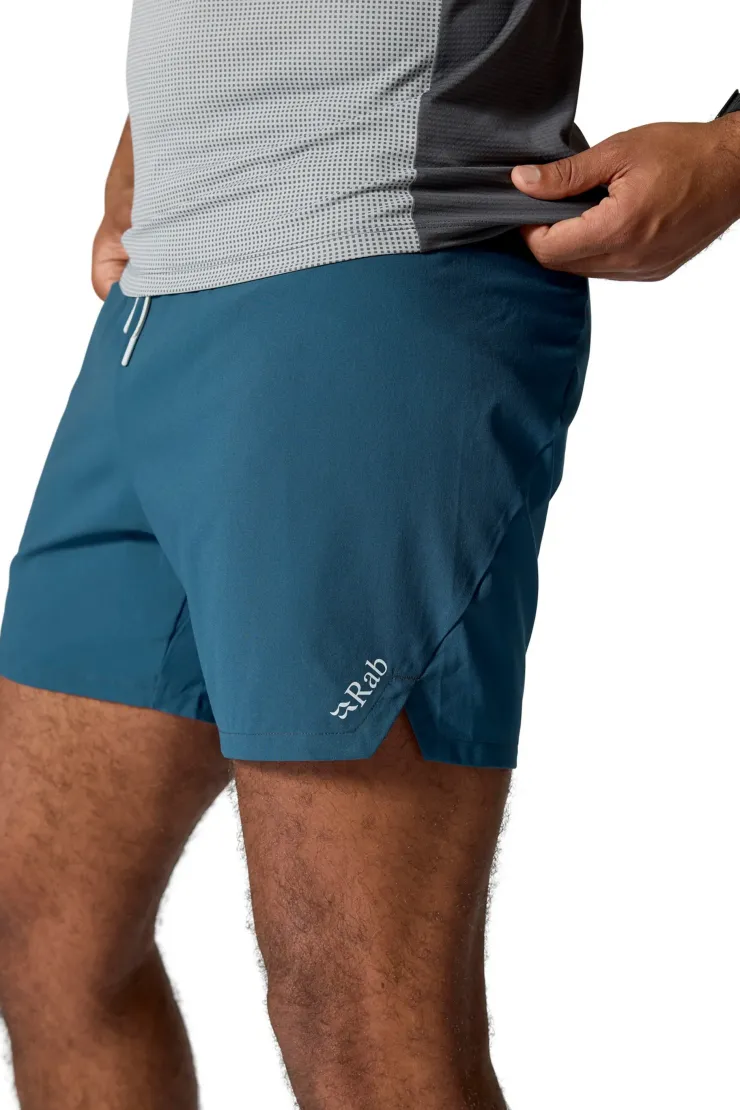 Shorts-Rab Mens Talus Active Shorts - Tempest Blue