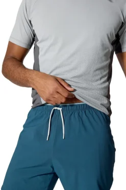 Shorts-Rab Mens Talus Active Shorts - Tempest Blue