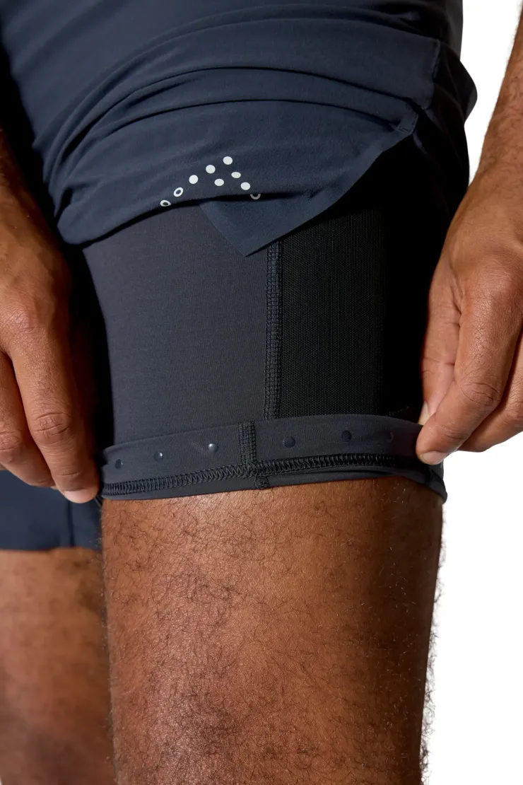 Shorts-Rab Mens Talus 2 in 1 Shorts - Ebony