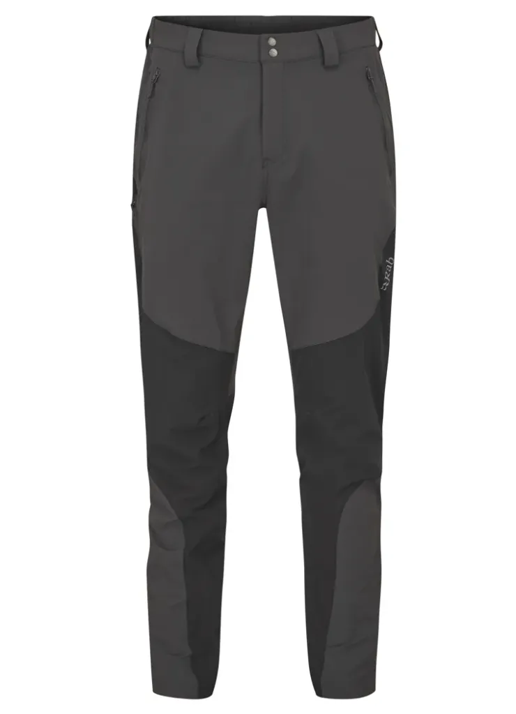 Trousers & Leg Wear-Rab Mens Torque Mountain Pants - Anthracite-Black
