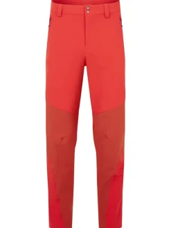Trousers & Leg Wear-Rab Mens Torque Mountain Pants - Dark Horizon-Tuscan Red