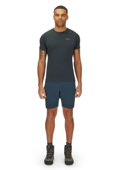 Shorts-Rab Mens Torque Mountain Shorts - Tempest Blue-Deep Ink