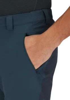 Shorts-Rab Mens Torque Mountain Shorts - Tempest Blue-Deep Ink