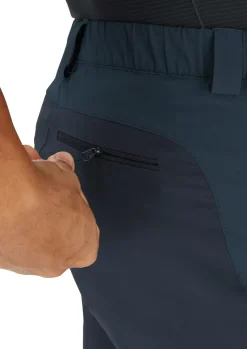 Shorts-Rab Mens Torque Mountain Shorts - Tempest Blue-Deep Ink