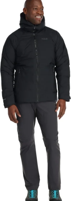 Insulated Jackets-Rab Mens Valiance Jacket - Black