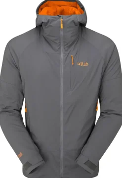 Softshell Jackets-Rab Mens Vapour-Rise Summit Jacket - Graphene