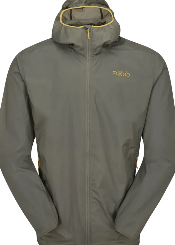 Windshirts-Rab Mens Vital Hoody - Light Khaki