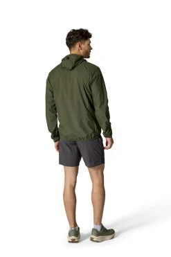 Windshirts-Rab Mens Windgather Hoody - Army