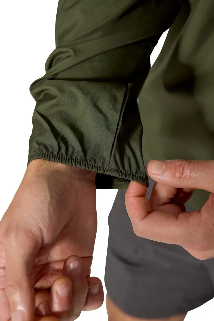 Windshirts-Rab Mens Windgather Hoody - Army