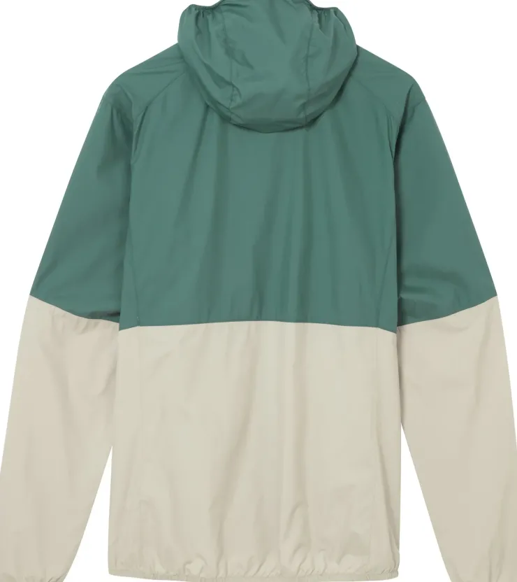 Windshirts-Rab Mens Windgather Hoody - Sage-Pebble