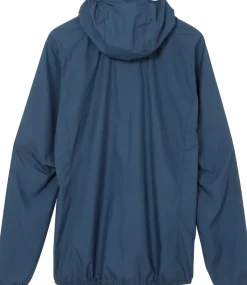 Windshirts-Rab Mens Windgather Hoody - Tempest Blue